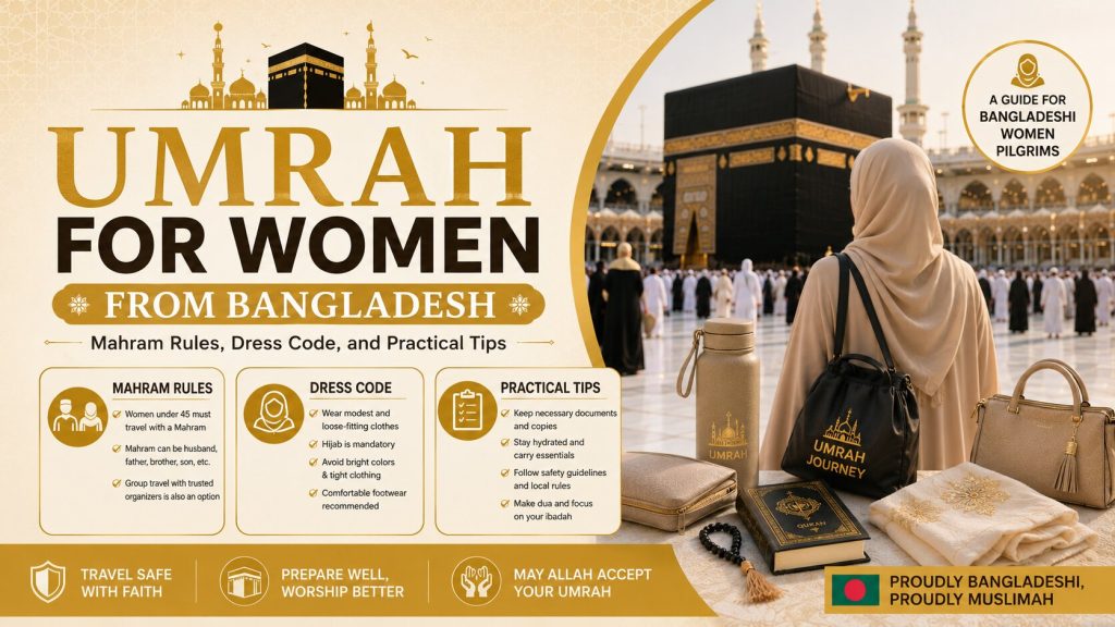Umrah for Women from Bangladesh